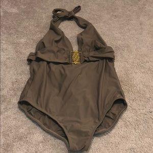 Tara Grinna Olive One Piece Swimsuit